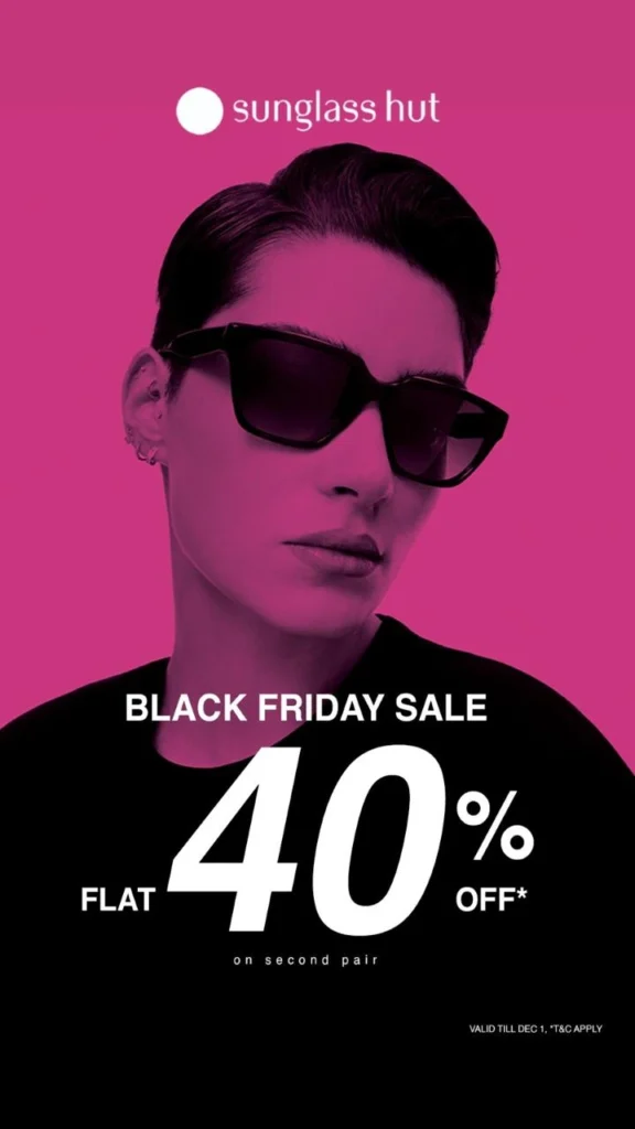 Sunglass hut - Black friday Sale